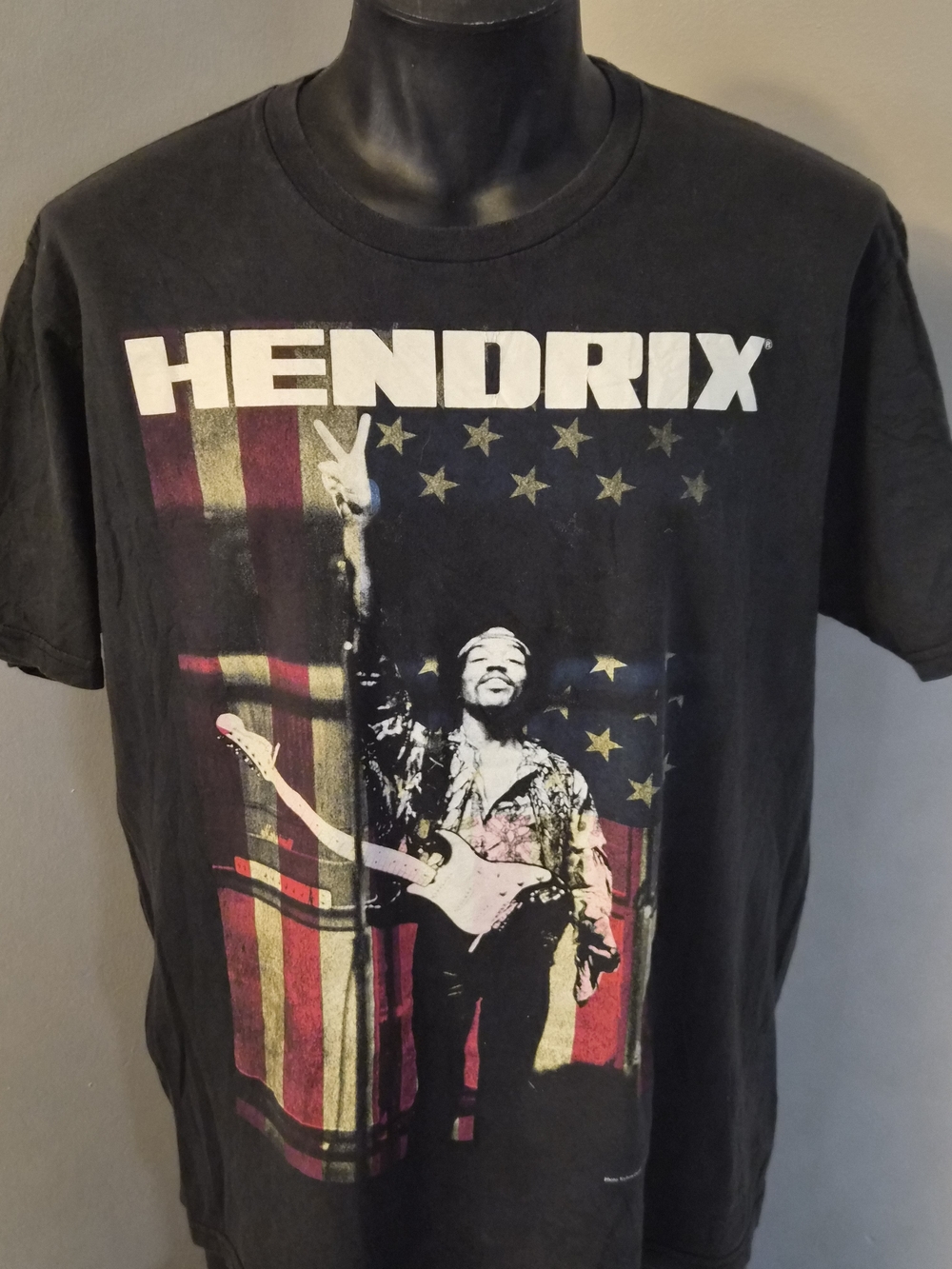 Hendrix Graphic Tee - Black Vintage Style Men’s Shirt